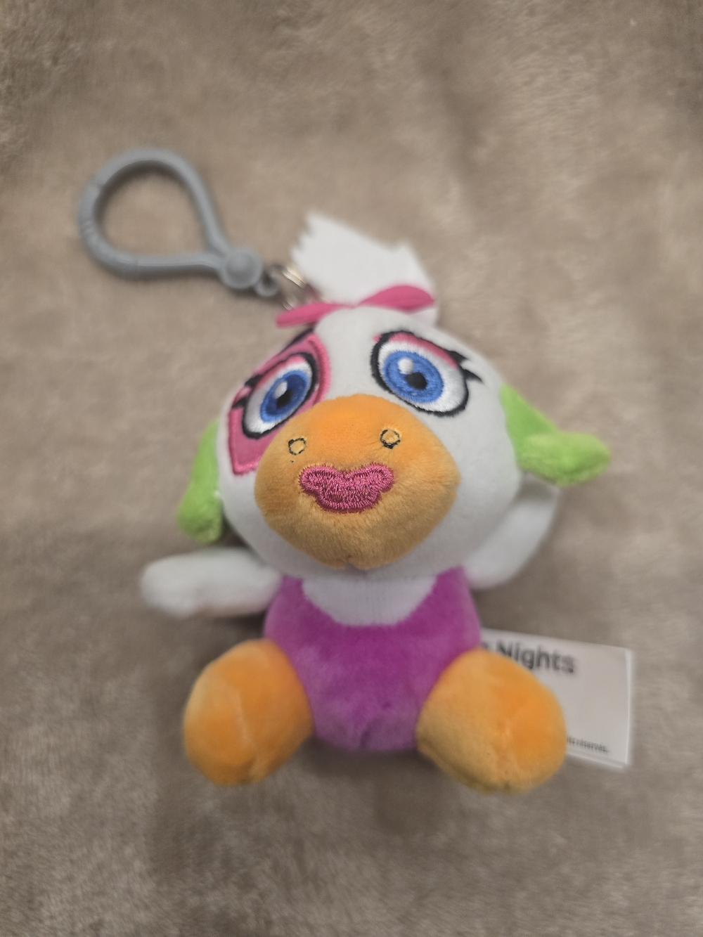 Glamrock Chica from the Five Nights at Freddy's Keychain